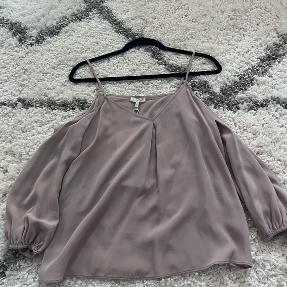 NWT • Joie • Eclipse Cold Shoulder Silk Blouse size XS - Picture 2 of 9